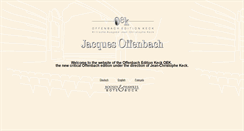 Desktop Screenshot of offenbach-edition.de