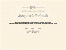Tablet Screenshot of offenbach-edition.de